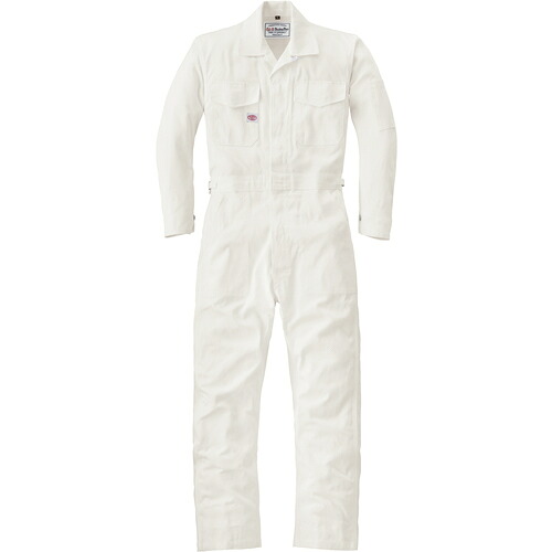 山田辰 ＡＵＴＯ－ＢＩ つなぎ服１５００－００９白いこと－Ｌ 【品番：1500-009-L】