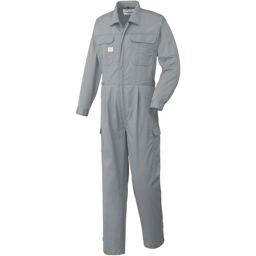 山田辰 ＡＵＴＯ－ＢＩ つなぎ服２３５０－００８しろがね色薄墨色－Ｓ 【品番：2350-008-S】