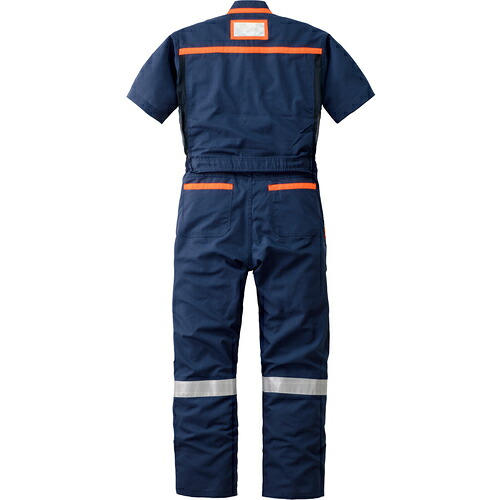 山田辰 カン犀 無条件反射型半袖つなぎ服２５９－００１ネイビーブルー－４Ｌ 【品番：259-001-4L】