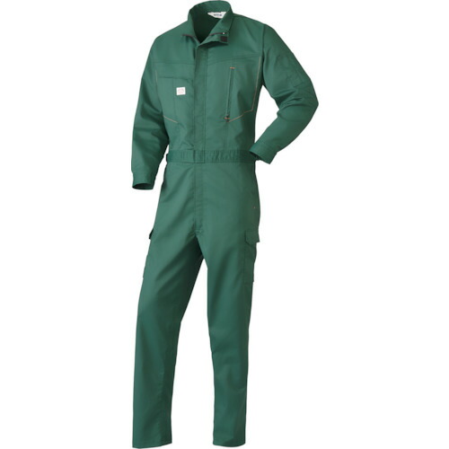 山田辰　ＡＵＴＯ－ＢＩ　長袖つなぎ服２８５５－０１０グリーン－Ｍ　【品番：2855-010-M】