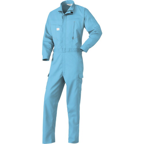 山田辰 ＡＵＴＯ－ＢＩ 長袖つなぎ服２８５５－０２２ミストブルー－Ｓ 【品番：2855-022-S】