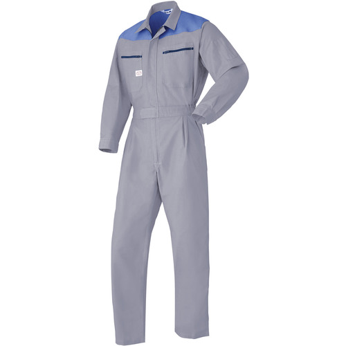 山田辰　ＡＵＴＯ－ＢＩ　つなぎ服３５００－００７グレー－Ｌ　【品番：3500-007-L】