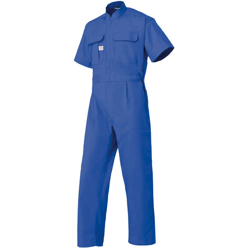 山田辰　ＡＵＴＯ－ＢＩ　半袖つなぎ服３６５１－００２マリンブルー－５Ｌ　【品番：3651-002-5L】