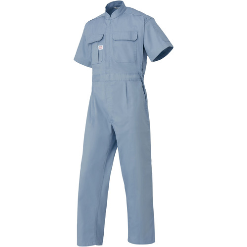 山田辰 ＡＵＴＯ－ＢＩ 半袖つなぎ服３６５１－１０１青色－３Ｌ 【品番：3651-101-3L】