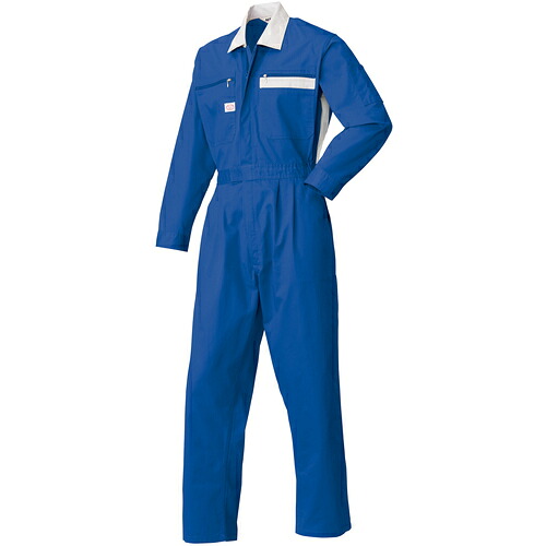 山田辰 ＡＵＴＯ－ＢＩ 長袖つなぎ服５６００－００２米国海兵隊員青碧－４Ｌ 【品番：5600-002-4L】