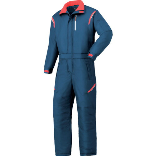 山田辰　ＡＵＴＯ－ＢＩ　腰割れ式防寒つなぎ服５９０－００１ネイビーブルー－ＬＬ　【品番：590-001-LL】