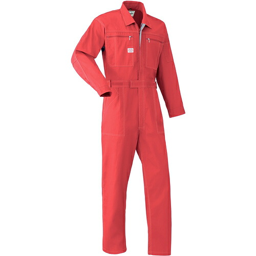 山田辰 ＡＵＴＯ－ＢＩ つなぎ服５９５０－００５赤いこと－５Ｌ 【品番：5950-005-5L】