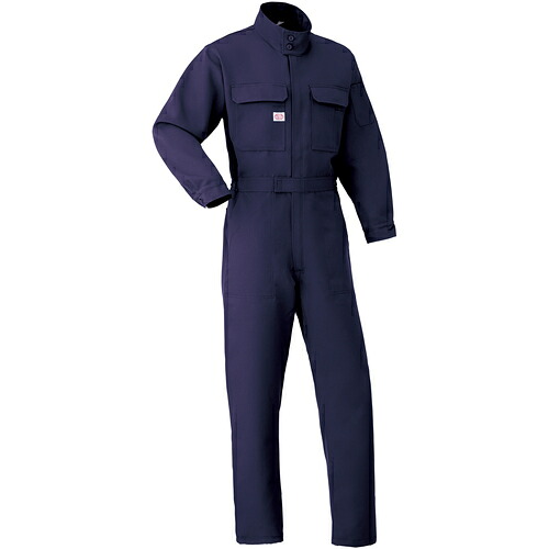 山田辰 ＡＵＴＯ－ＢＩ 耐酸つなぎ服６１００－００１ネイビーブルー－Ｍ 【品番：6100-001-M】