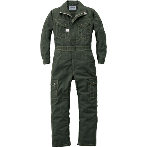 山田辰 ＡＵＴＯ－ＢＩ つなぎ服６３１０－０１３アーミーグリーン－３Ｌ 【品番：6310-013-3L】