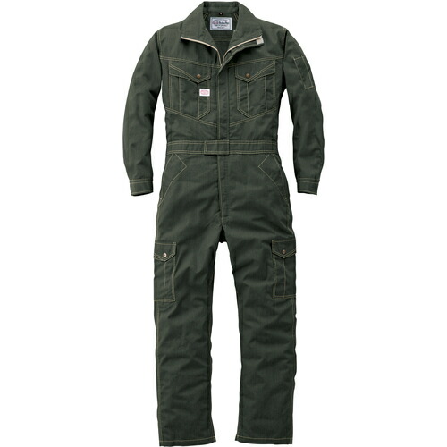 山田辰 ＡＵＴＯ－ＢＩ つなぎ服６３１０－０１３アーミーグリーン－５Ｌ 【品番：6310-013-5L】