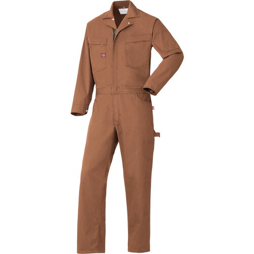 山田辰 ＡＵＴＯ－ＢＩ 長袖つなぎ服６４５０－０１７赤銅色－３Ｌ 【品番：6450-017-3L】