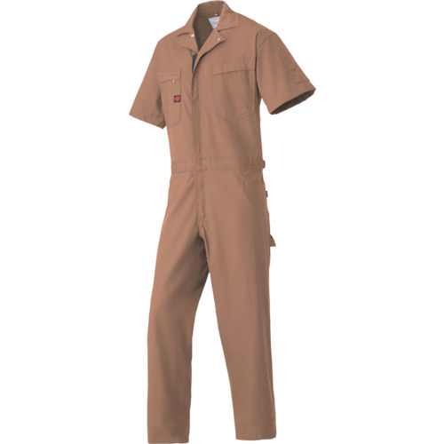 山田辰 ＡＵＴＯ－ＢＩ 半袖つなぎ服６４５１－０１７赤銅色－Ｌ 【品番：6451-017-L】