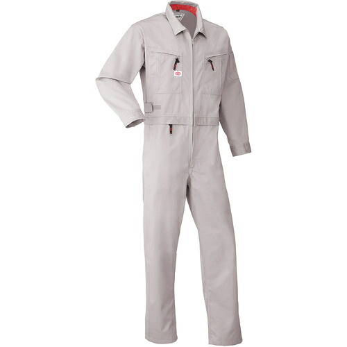 山田辰 ＡＵＴＯ－ＢＩ つなぎ服６９００－００８しろがね色薄墨色－ＬＬ 【品番：6900-008-LL】