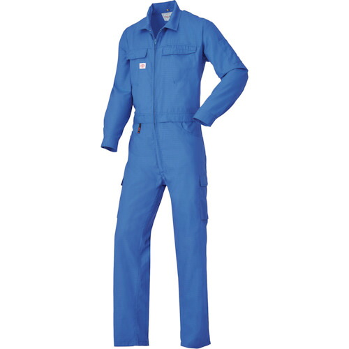 山田辰 ＡＵＴＯ－ＢＩ 腰欠けらつなぎ服６９５５－０１５ロイヤル青碧－Ｌ 【品番：6955-015-L】