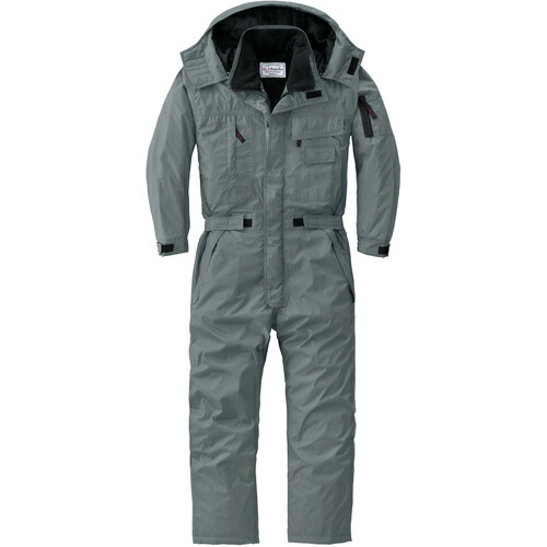 山田辰 ＡＵＴＯ－ＢＩ 雨合羽防寒つなぎ服８１０－００７薄墨色－Ｍ 【品番：810-007-M】