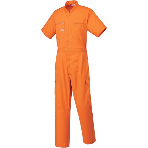 山田辰 ＡＵＴＯ－ＢＩ つなぎ服８２０１－００３オレンジ色－５Ｌ 【品番：8201-003-5L】