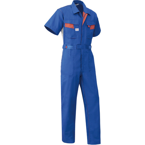 山田辰 ＡＵＴＯ－ＢＩ 半袖つなぎ服８３０１－００２米国海兵隊員青み－３Ｌ 【品番：8301-002-3L】