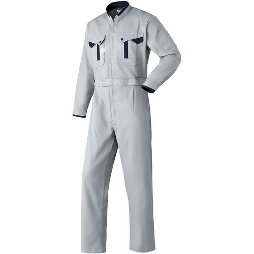 山田辰　ＡＵＴＯ－ＢＩ　つなぎ服８４００－００８シルバーグレー－ＬＬ　【品番：8400-008-LL】