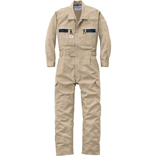 山田辰 ＡＵＴＯ－ＢＩ つなぎ服８７００－０１１カーキ－Ｌ 【品番：8700-011-L】