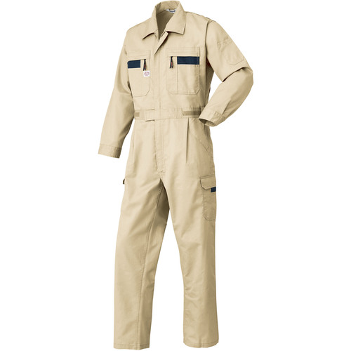 山田辰　ＡＵＴＯ－ＢＩ　つなぎ服８７１０－０１１カーキ－ＬＬ　【品番：8710-011-LL】