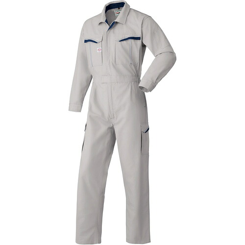 山田辰 ＡＵＴＯ－ＢＩ つなぎ服８９００－００８しろがね色薄墨色－Ｍ 【品番：8900-008-M】