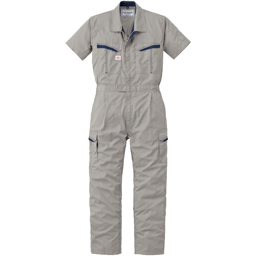 山田辰 AUTO−BI 半袖つなぎ服8901−008シルバーグレー−5L 【品番:8901-008-5L】|住設プロ 店