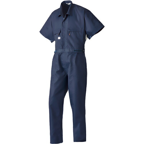 山田辰 ＡＵＴＯ－ＢＩ 空調設備つなぎ服（Ｒ）（半袖）９８２１ ００１ネイビーブルー Ｓ大いさ 【品番：9821-001-S】