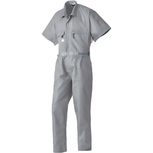 山田辰 ＡＵＴＯ－ＢＩ 冷房装置つなぎ服（Ｒ）（半袖）９８２１ ００７薄墨色 Ｍ大きさ 【品番：9821-007-M】