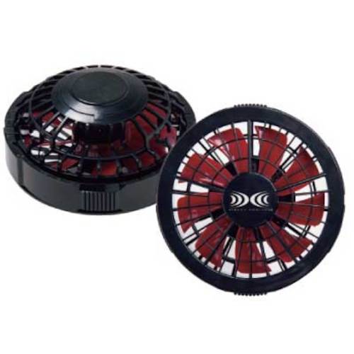 山田辰　ＡＵＴＯ－ＢＩ　空調服オプション　ＦＡＮ２２００空調服　ワンタッチファン　レッド　【品番：P00009-005-ZZZ】
