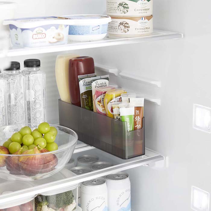 TOSHIBAの157L冷蔵庫&ラックセット 楽天市場】山崎実業 tower タワー 冷蔵庫中スリム調味料収納ラック