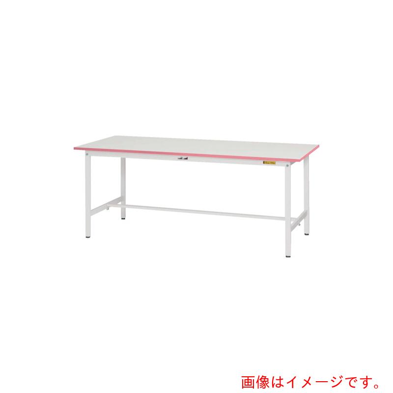 【別途送料あり】山金工業 ヤマテック 一般作業台 色彩（Ｉｒоｄоｒｉ）テーブル チェリーピンク １８００×７５０×７４０ｍｍ 【品番：CSUP-1890-RE】