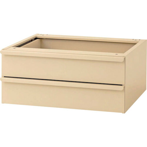 山金工業　ヤマテック　ワークテーブル用　キャビネット深型Ｗ５００・２段　ヤマテックグリーン　【品番：D2-IV】