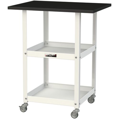 山金工業　ヤマテック　ワークテーブルＬＡＢシリーズ　天板付きラボワゴン　Ｗ６００×Ｄ４５０ｍｍ　【品番：LKTC-6045BKW】 26,205円