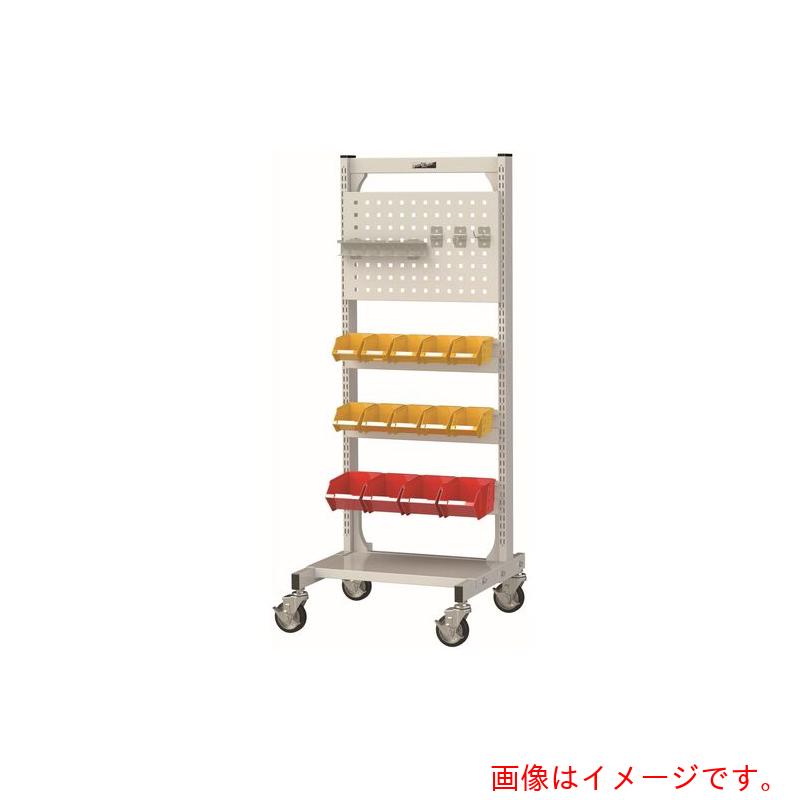【別途送料あり】山金工業　ヤマテック　マルチパーツハンガー　両面タイプ　移動式　ＰＢ型　Ｗ５９１×Ｄ８５４×Ｈ１４８０ｍｍ　シルキーホワイト　【品番：MPR-0614C-PB】