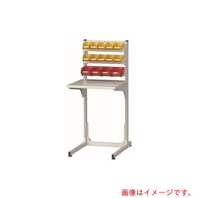 【別途送料あり】山金工業　ヤマテック　マルチワークテーブル　両面タイプ　天板Ｄ４５０　Ｂ型　Ｗ６００&times;Ｄ１２７４&times;Ｈ１３５６ｍｍ　シルキーホワイト　【品番：MWR-0614L-B】｜住設プロ　店