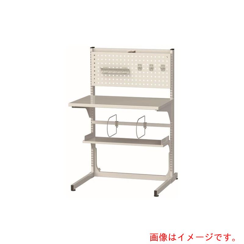 【別途送料あり】山金工業　ヤマテック　マルチワークテーブル　両面タイプ　天板Ｄ４５０　ＰＤ型　Ｗ９００×Ｄ１２７４×Ｈ１３５６ｍｍ　シルキーホワイト　【品番：MWR-0914L-PD】