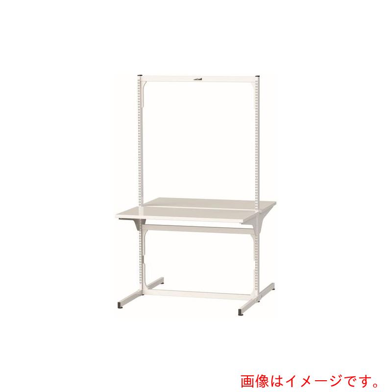 【別途送料あり】山金工業　ヤマテック　マルチワークテーブル　両面タイプ　天板Ｄ６００　基本形　Ｗ１２００&times;Ｄ１２７４&times;Ｈ２１０６ｍｍ　シルキーホワイト　【品番：MWR-1221】｜住設プロ　店