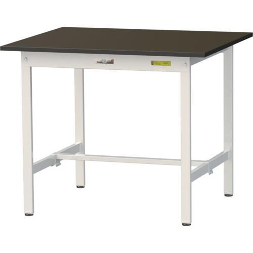 山金工業　ヤマテック　ＬＡＢシリーズ実験用ラボテーブル　固定式　指紋レスメラミン天板　Ｗ９００×Ｄ７５０×Ｈ７４０　ブラウン／シルキーホワイト　【品番：SLM-975-BRW】