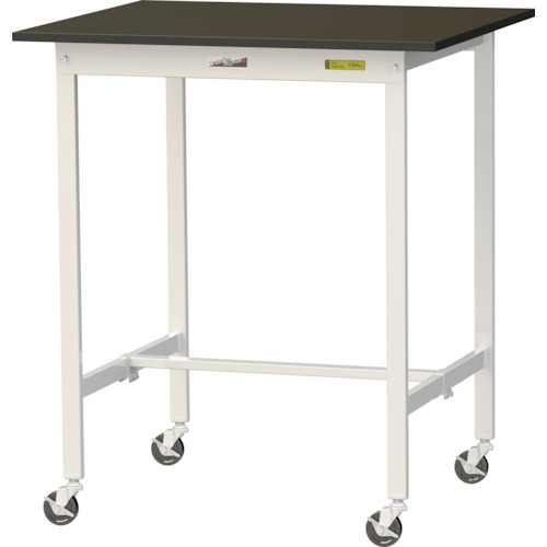 山金工業 まっ盛りテック ＬＡＢ続きもの試み用科学研究所速見表 民族大移動式 指紋受け答えメラミン天板 Ｗ９００×Ｄ７５０×Ｈ１０３５ 赤銅色／シルキーホワイト 【品番：SLMHC-975-BRW】