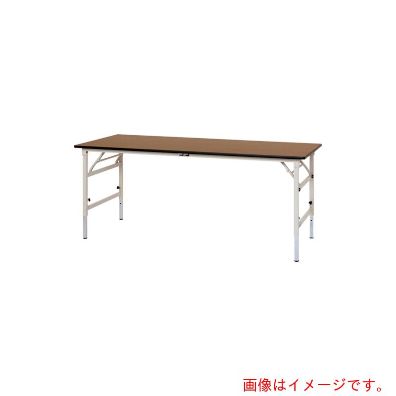 山金工業 まっ盛りテック 細工物時刻表 折りタタミ高さ自然調整印字機 ポリエステル天板 Ｗ１８００×Ｄ９００×Ｈ６００～９００粍 ヤマテックアイボリー色 【品番：STPA-1890-MI】
