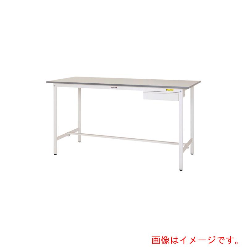 山金工業 ヤマテック ワークテーブル150シリーズ 固定式 キャビネット付 W900×D750×H950mm シルキーホワイト 【品番:SUPH-975U-WW】|住設プロ 店
