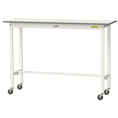 山金工業　ヤマテック　ワークテーブル１５０シリーズ　移動式　Ｗ１５００×Ｄ４５０×Ｈ１０３５ｍｍ　シルキーホワイト　【品番：SUPHC-1545-WW】