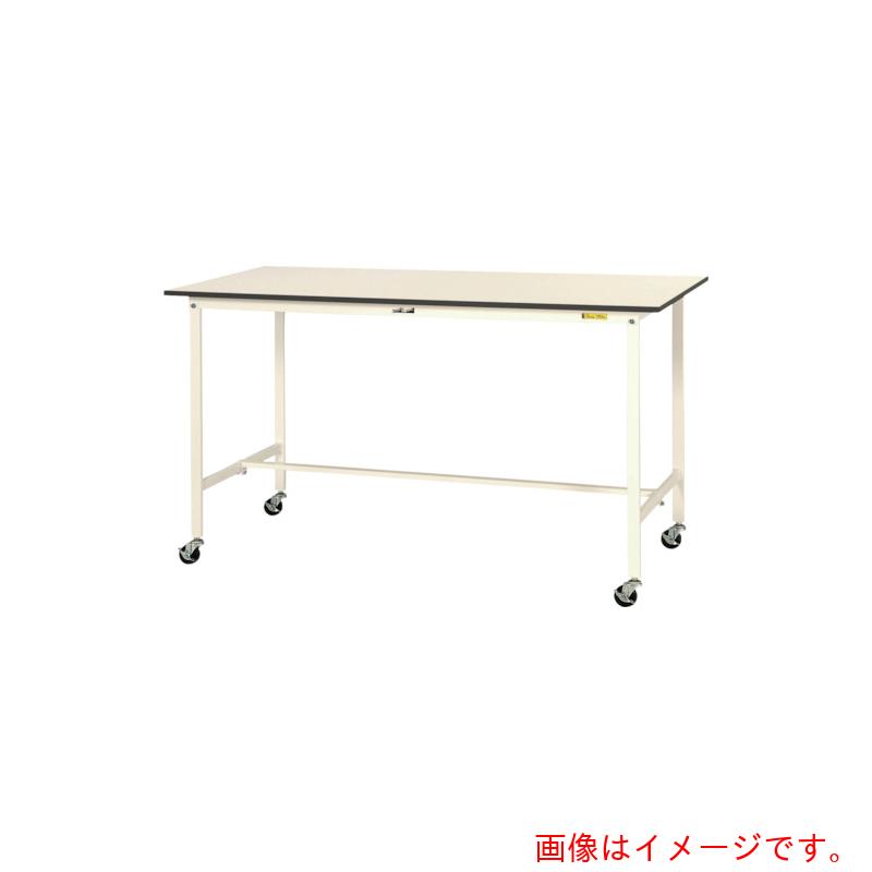 【別途送料あり】山金工業 ヤマテック ワークテーブル１５０シリーズ 移動式 Ｗ１５００×Ｄ９００×Ｈ１０３５ｍｍ シルキーホワイト 【品番：SUPHC-1590-WW】