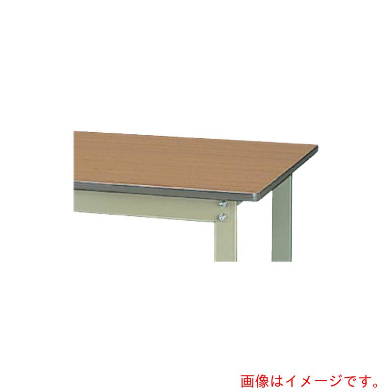 【別途送料あり】山金工業　ヤマテック　ワークテーブル３００シリーズ　固定式　中間棚・半面棚板付　ポリエステル天板　Ｗ１８００&times;６００&times;Ｈ９００ｍｍ　木目柄／ヤマテックグリーン　【品番：SWPH-1860TS1-MG】｜住設プロ　店