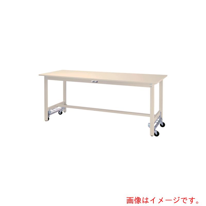 【別途送料あり】山金工業 ヤマテック ワークテーブル300シリーズ ワンタッチ移動タイプ スチール天板 W1200×D600×H740mm ヤマテックアイボリー 【品番:SWSU-1260-II】|住設プロ 店