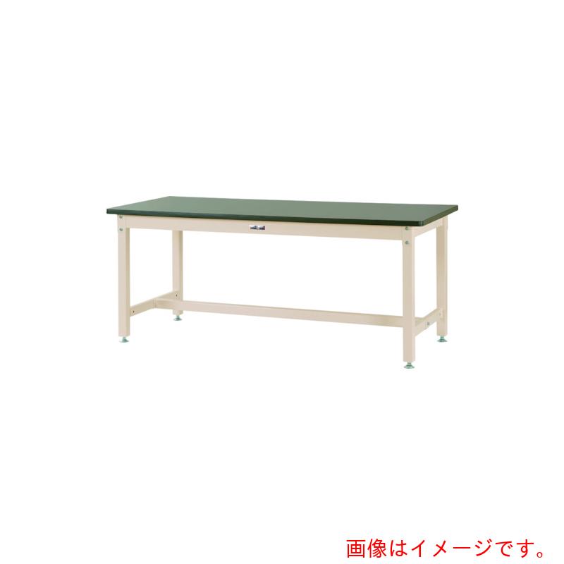 【別途送料あり】山金工業 ヤマテック ワークテーブル バイス専用タイプ 塩ビシート天板 W900×D750×H740mm グリーン/ヤマテックアイボリー 【品番:SZRV-975-GI】|住設プロ 店