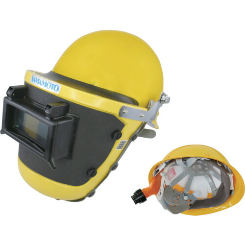 山本光学　ＹＡＭＡＭＯＴＯ　電動ファンパーツ　フェイスシールド　溶接面タイプ　ヘルメット付き　【品番：KF-10WPSOZ】