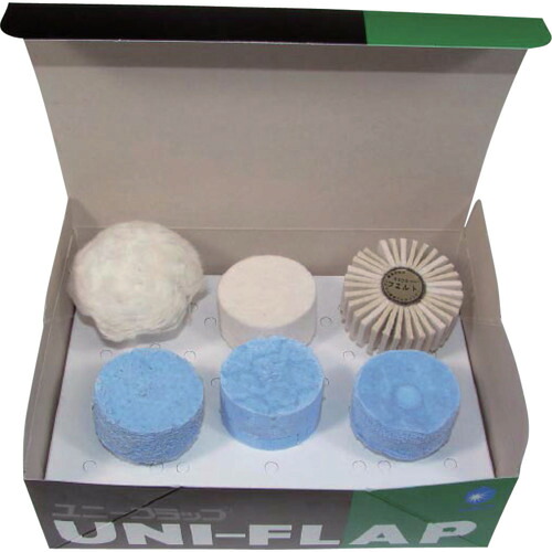 柳瀬（YANASE）　軸付バフ　アソートキット　【品番：UFBUF-SET】｜住設プロ　店