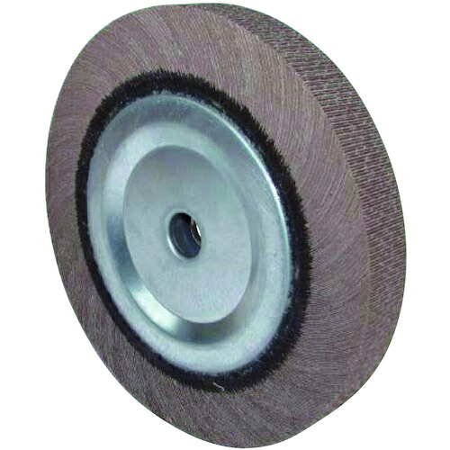 柳瀬（YANASE）　フレキシブルグラインダー用フラップホイール２００Ｘ１５Ｘ１５．９　金具タイプ１２０Φ＃４０　【品番：UFFA20015-15.88-#40】