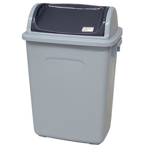 矢崎化工（yazaki）　ダストボックス　蓋付　ＫＬ&minus;６０Ｂ　ライトグレー　【品番：KL-60B BGR】｜住設プロ　店